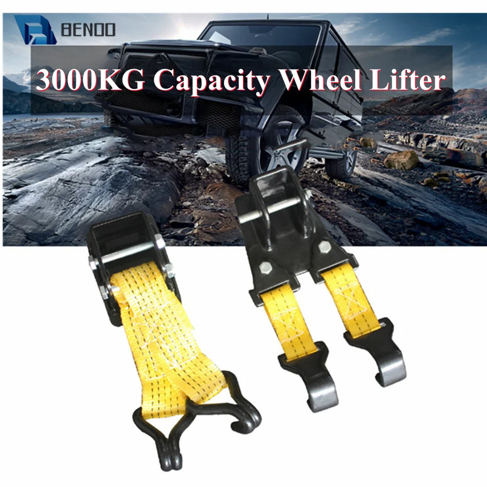 3000kg Lift Capacity Heavy Duty Intergrated Seperated Jack Wheel Lifter Lift-Mate 4X4 Offroad Lift  5000lbs Recovery Accessory