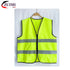 High Visibility Safety Vest with Reflective Strips with Zipper Front, High Visibility and Safety, Breathable Polyester Material