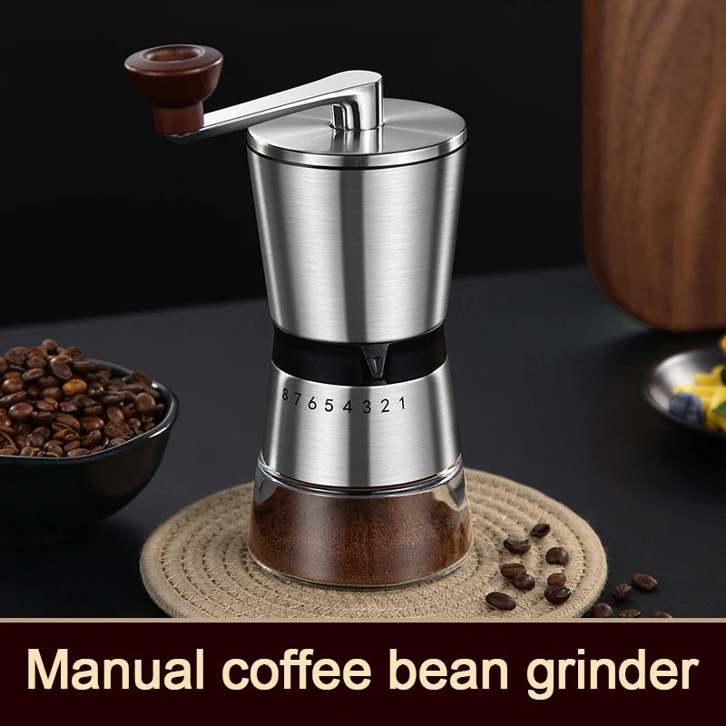 High Quality Manual Coffee Grinder Ceramic Grinding Core 6/8 Adjustable Settings Portable Coffee Grinders Coffee machine