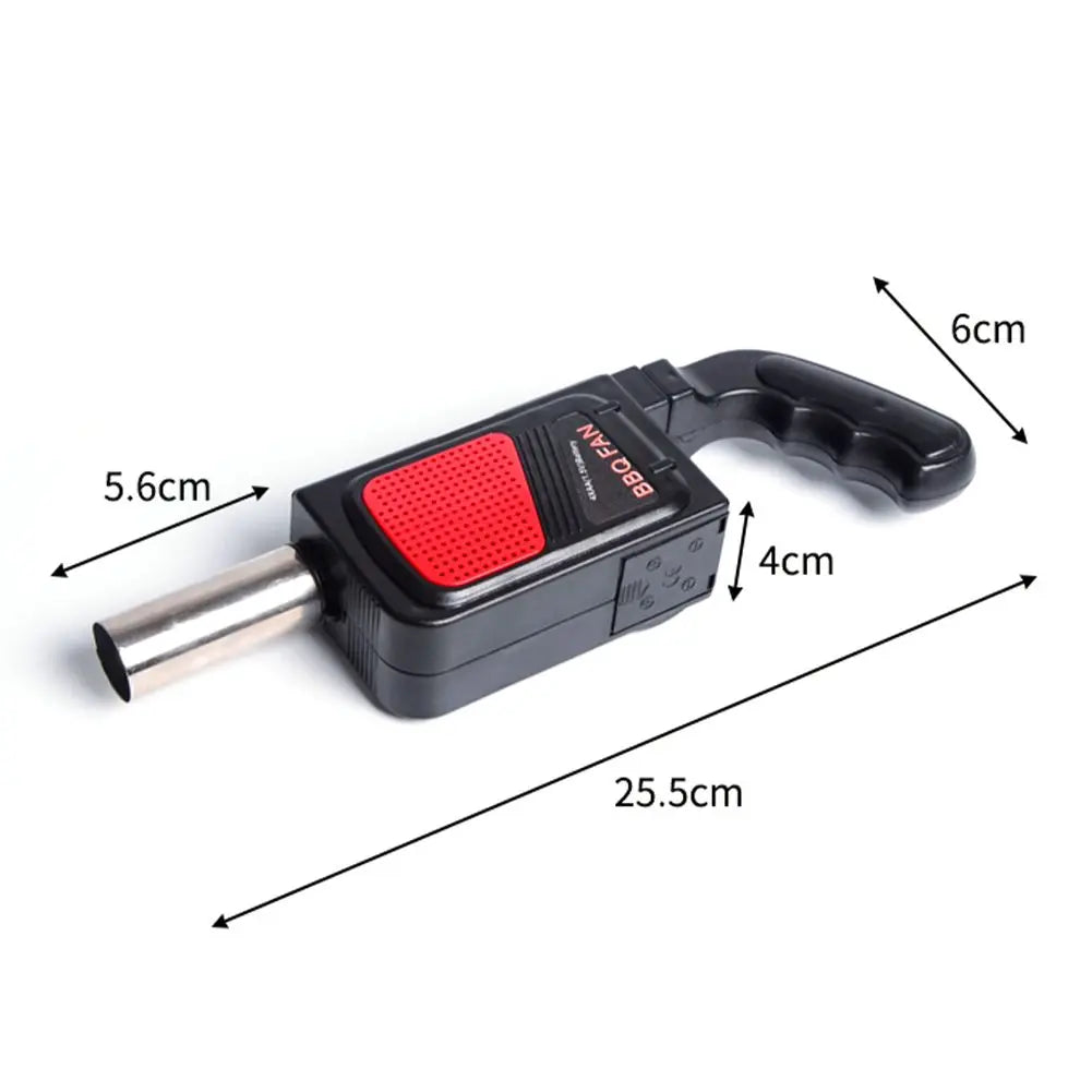 1PC Portable Handheld Electric BBQ Air Blower Portable Cooking Air Blower for Charcoal Grill Fireplace Outdoor Barbecue Picnic