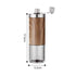 Coffee Bean Grinder Portable Wood Grain Stainless Steel Crank Hand Hand Coffee Grinder Kitchen Tool Grinder