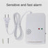 CORUI Combustible Gas Alarm Sensor Gas Leakage Detector EU Plug Standalone Natural/Liquefied Gas Leak Detector For Home Security