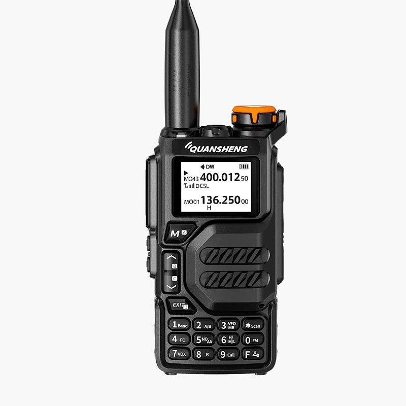 Quansheng UV-K5 Two Way Radio Portable Radio Transmission Reception Cross-segment Intercom AM/FM Air Segment HAM Walkie Talkie