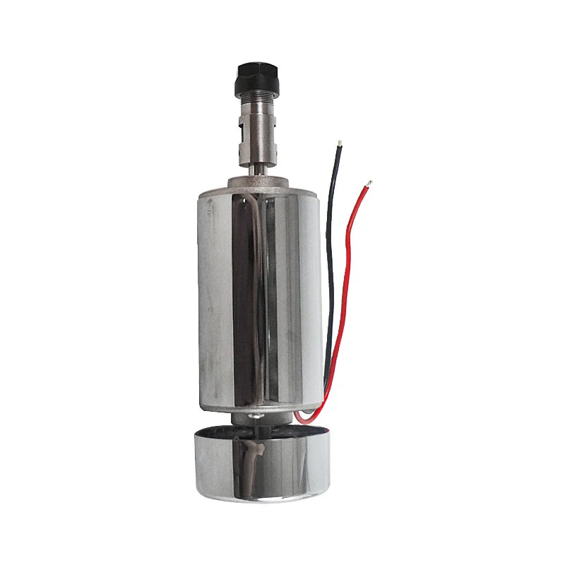 All Metal Bright DC Spindle 300W CNC DC Spindle Motor 55MM Clamp for DIY PCB Milling Engraving Machine Tools Cutting Equipment