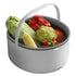 Electric Fruit Cleaner Ultrasonic Cleaning Basket Multifunctional Drain Washing Machine Manual Drainer Kitchen Accessories