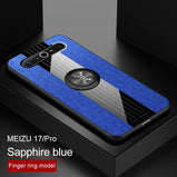 Meizu 17 Pro Case Cover Soft Silicone Frame and Magnetic Ring Holder Back Cover For Meizu 17 MZ 17 Pro Phone Cases