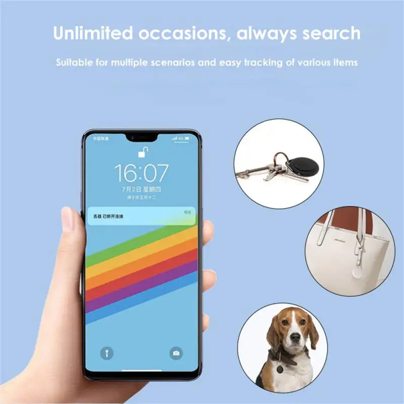 Mini Anti-lost Device Item Positioning Anti-lost Security Alarm Device GPS Tracker For Pet Children Key Work With Apple Find My