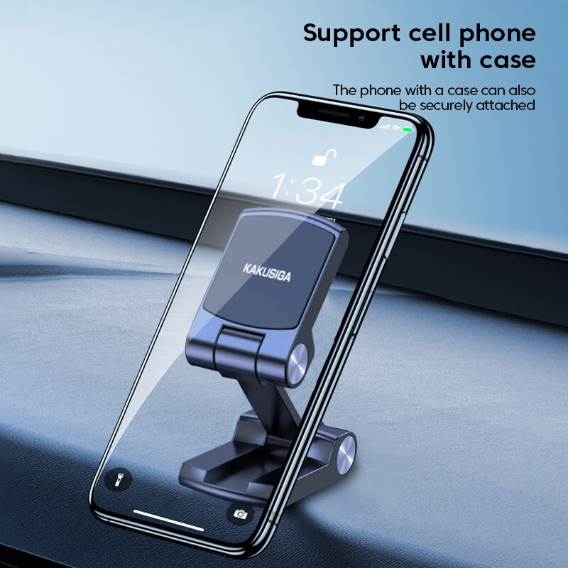 Foldable Magnetic Cell Phone Holder in Car Dashboard GPS Magnet Car Phone Support Stand For Xiaomi Samsung iPhone 13 Car Bracket