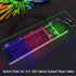 Bosston Brand Hot Sell 8310 Gaming Keyboard Mouse Combos Wired for Desktop Laptop Computer With Single Rainbow Backlit With Pack