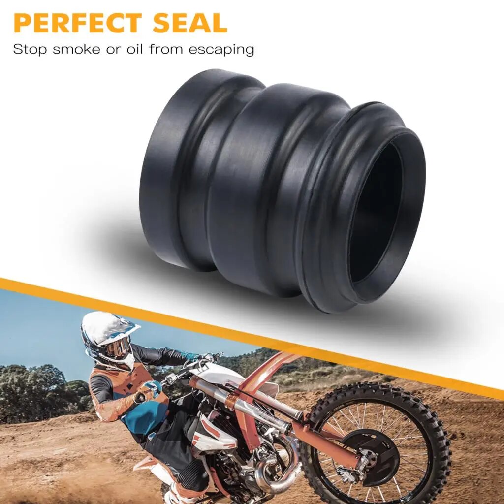 29/31MM Motorcycle Exhaust Silencer Tailpipe Rubber Seal Gasket Silicon Sleeve For Beta RR 2T 250/300 2013-2023 KTM 50205057000