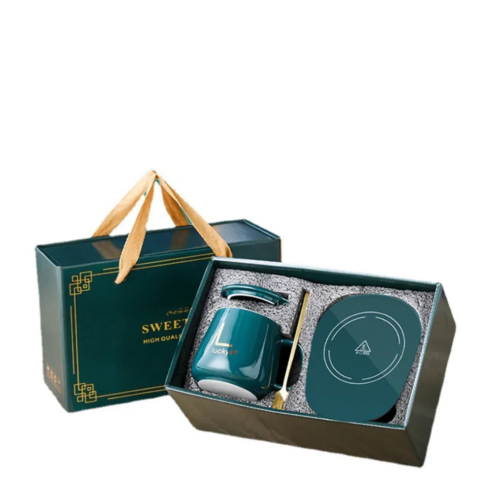 New Electric Heated Coaster Coffee Mug Cup Warmer Pad USB Powered for Home Office Milk Tea Water Heating Mat 55° Thermostatic
