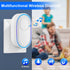 Awapow IP65 Waterproof Wireless Doorbell Smart Home Outdoor Door Bell 39 Ringtone 4 Volume Adjustable LED Flash Security Alarm