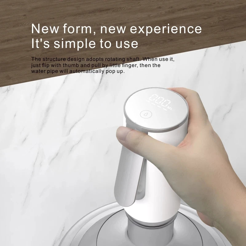 Xiaomi Drink Folding Water Dispenser Water Bottle Pump USB Charging Automatic Barrel Water Absorber Desktop Mineral Water Dispen