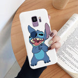 For Samsung Galaxy S9 S 9 Plus Camera Protect Soft Cover Silicone Cute Cartoon Lilo Stitch Phone Case Funda For Samsung S9+ Capa