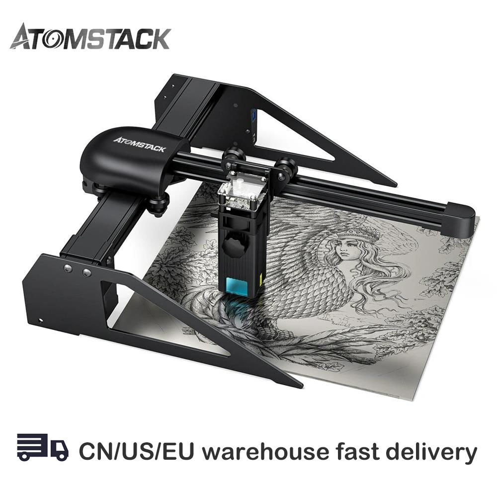 ATOMSTACK P7 M30 30W Laser Engraver Metal CNC Router Engraving Cutting Machine for 200x200mm Printer Cutter DIY Wood Marking
