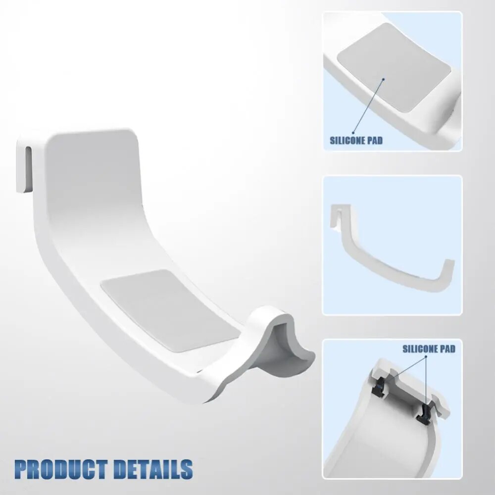 Headphone Stand Mount For PS5 Console Anti-Slip Gaming Headset Hanger Holder Earphone Hook For PS5 Easy To Install