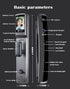 3d Face Recognition Fingerprint Waterproof Smart Door Lock Wifi Remote Photo Control Unlocking with App Key Nfc Card Rfid