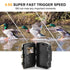 DL001 Trail Hunting Camera 12MP 1080P Infrared Night Vision Motion Activated Trigger Security Cam Outdoor Wildlife Photo Traps