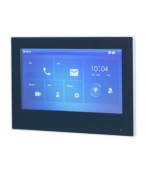 DH VTH2621GW-P replace VTH2421FW-P 802.3af PoE 7inch Touch Indoor Monitor,doorbell Monitor,Video Intercom, Built-in 32GB SD card