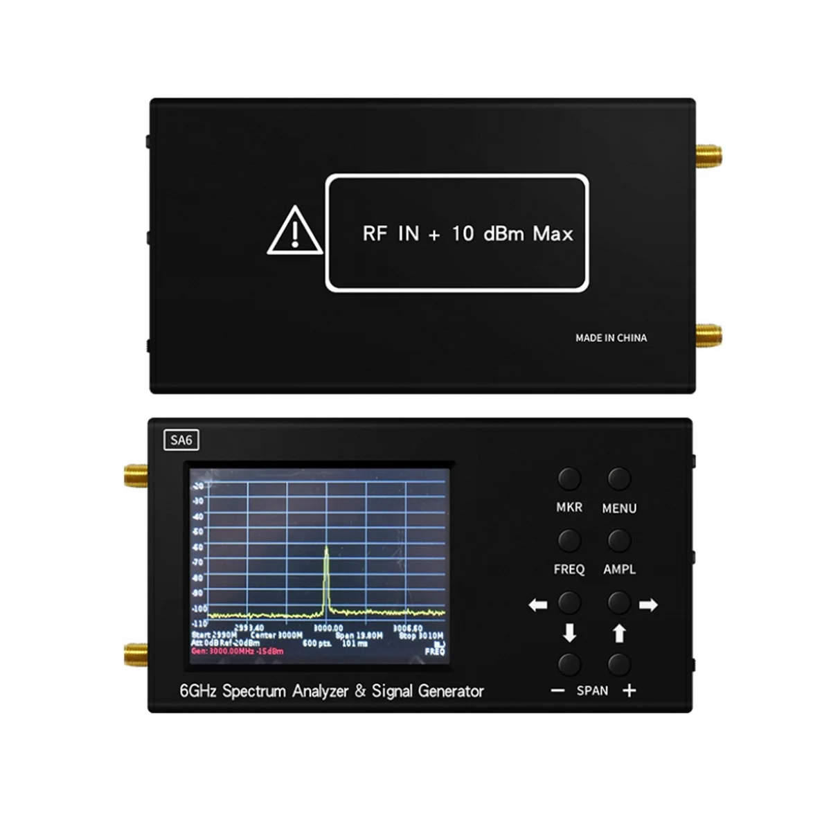 6G Portable Spectrum Analysis Instrument Wi-Fi Cdma Lab 35-6200Mhz Signal Tester Sa6