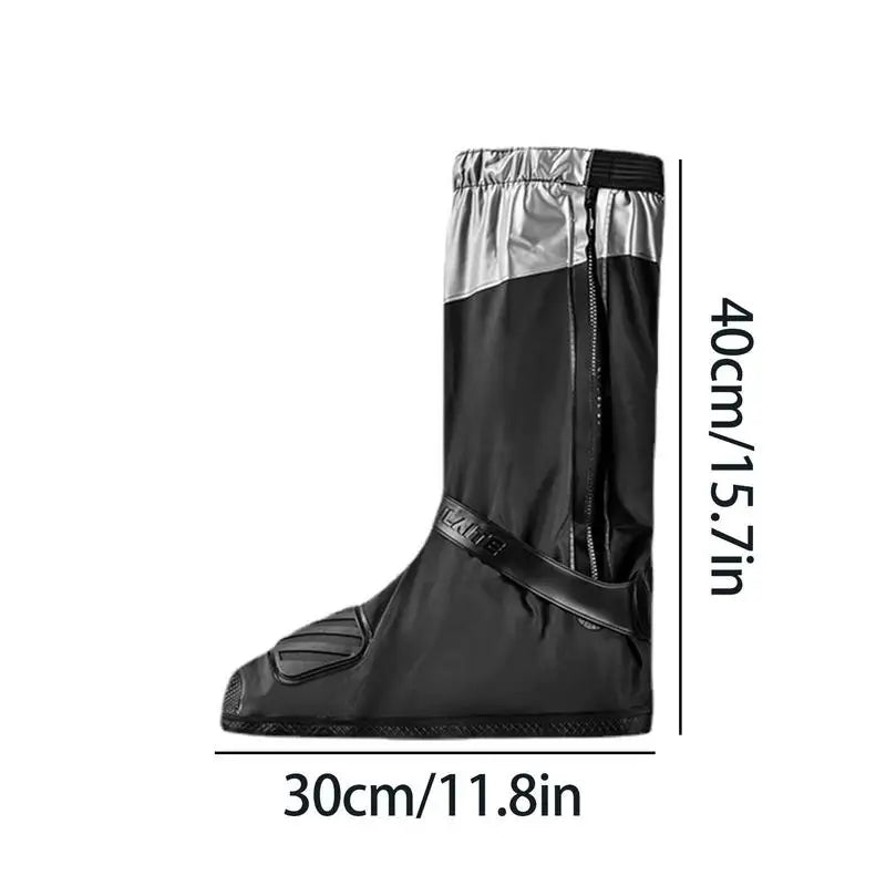 Motorcycle Shoe Covers Moto Protection Waterproof Footwear Boots Rain Snow Non-Slip Scooter Bike Motorbike Accessories