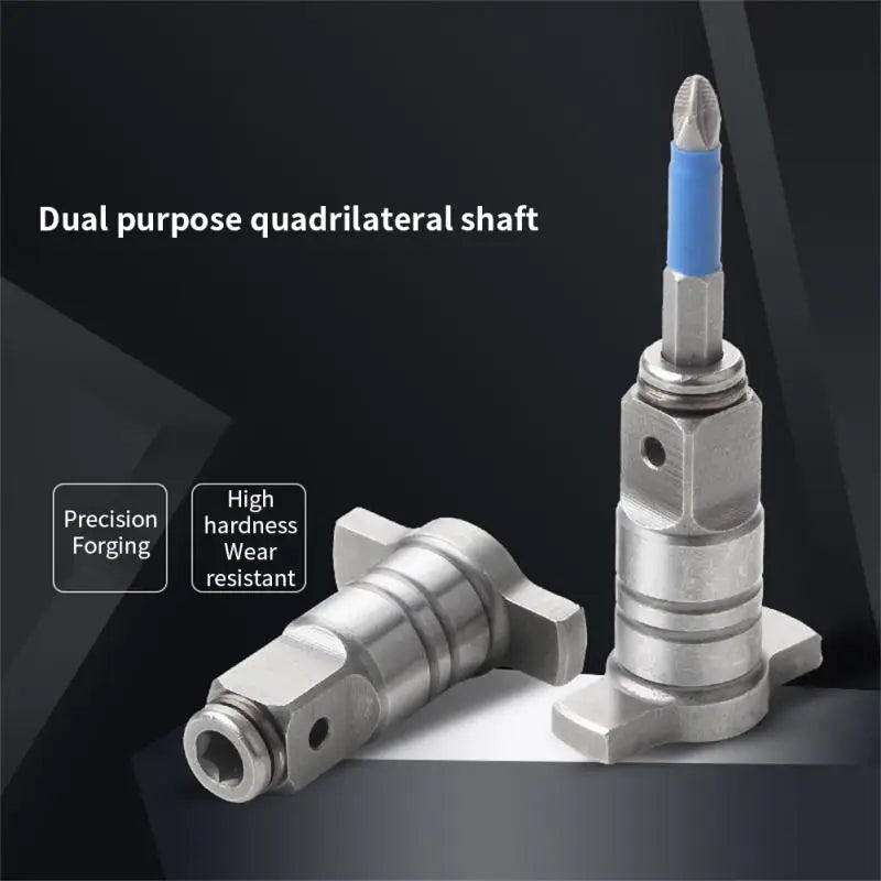 T-Shaped Electric Brushless Impact Wrench Adapter Dual-Use Spanner Cordless Wrench Part Power Tool Accessory Mini Drill Chuck