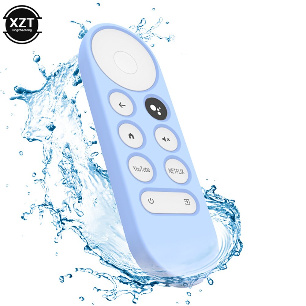 NEWEST Non-slip Soft Silicone Case For Chromecast Remote Control Protective Cover Shell for Google TV 2020 Voice Remote Control