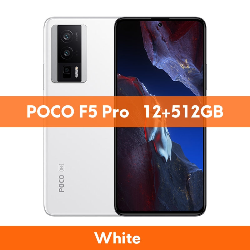 POCO F5 Pro Global Version 256GB/512GB Snapdragon® 8+ Gen 1 Octa Core WQHD+120Hz AMOLED DotDisplay 64MP Triple Camera NFC 5G