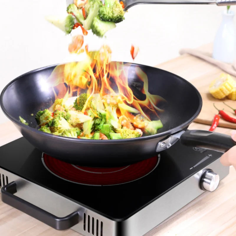 2200W Electric Ceramic Stove Household Electric Induction Cooker Multi-function Stove Light Wave Stove