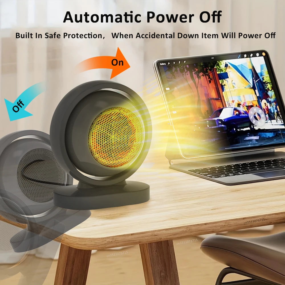 Heating Fans Portable Electric Heater Desktop Fan Stove Hot Air Blower For Home Room Office Mini Radiator Warmer Fan Heater