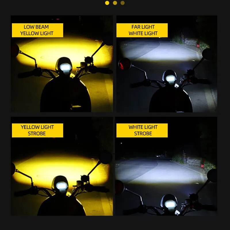 OWL Additional headlights for motorcycle Led fog light front led headlight for motorcycle additional led motorcycle spotlights