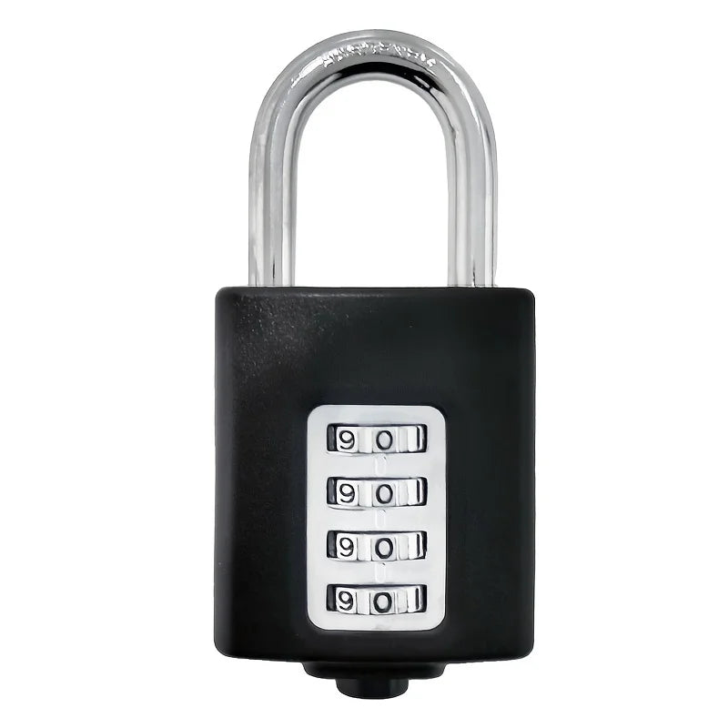 2-1Pcs 4-Digit Number Large Mechanical Outdoor Waterproof  Iron Gate Garden Door Anti-theft Password Lock Padlock Digital Lock