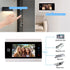 1080P HD Home Video Intercom Apartment video doorbell camera 7-inch private home intercom telephone video intercom system