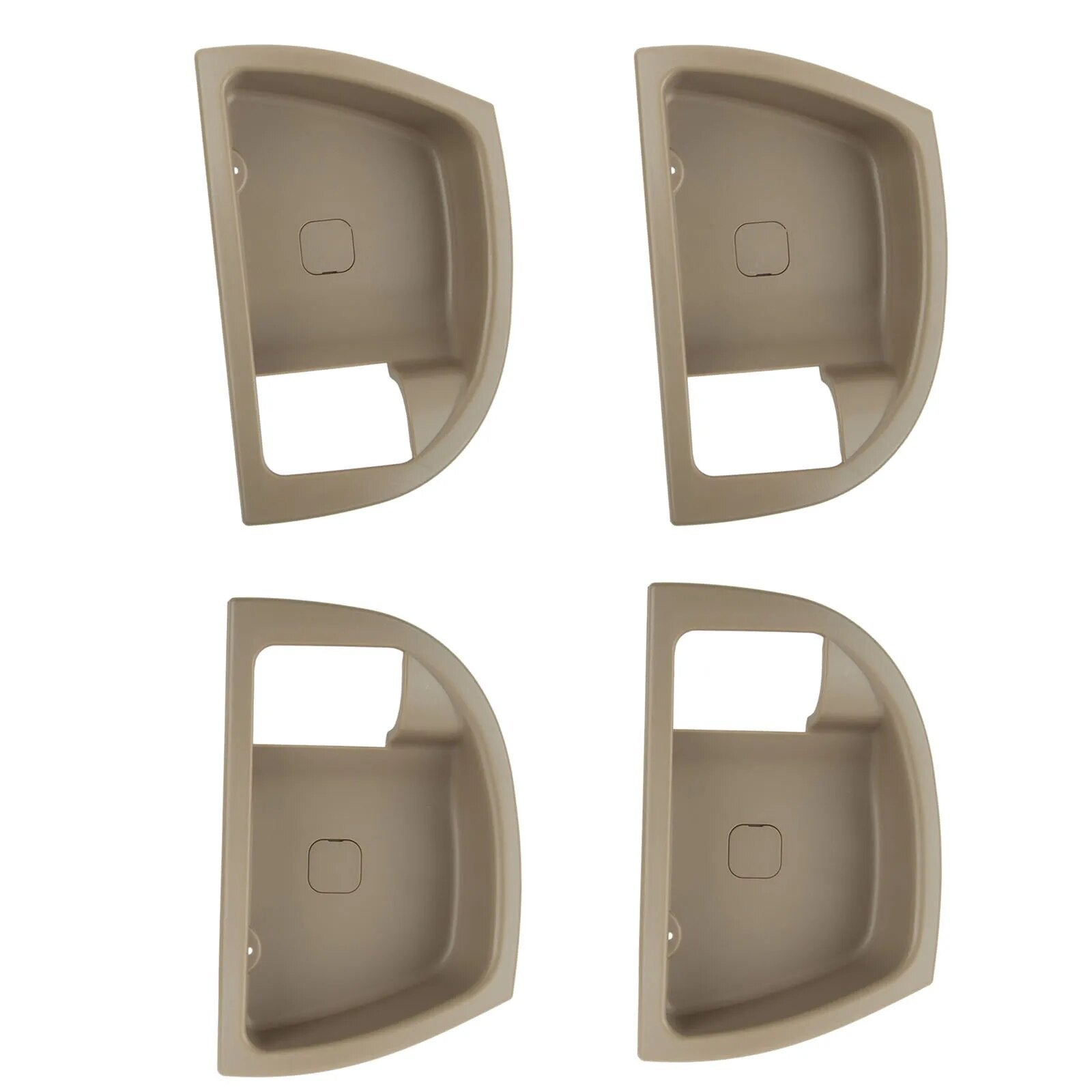 4Pcs For Hyundai Santa Fe 2007-2012 Inside Door Handle Trim Cover Beige Left And Right  Car Interior Door Panels Components