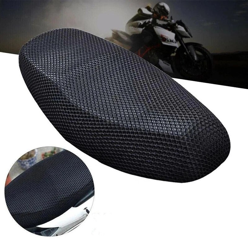Universal Motorcycle Seat Cover Breathable 3D Mesh Cushion Cover Protecting Sunscreen for Motorcycle Electric Scooter