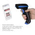 Wired Barcode Reader Wireless 2D Barcode Scanner Bluetooth Connect Scanning QR Bar Code Reader PDF417 for Mobile Payment