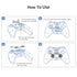 Mini Steering Wheel for  S/X Game Controller Auxiliary Replacement Accessories Steering Wheel Auxiliary Steering Wheel