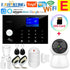 Wifi GSM Alarm System 433MHz Home Burglar Security Alarm Wireless Wired Detector RFID Touch Keyboard Temperature Humidity Alexa