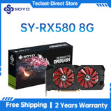SOYO New Original Radeon AMD Graphics RX 550 4GB 128Bit Rx580 8G 256Bit GDDR5 Graphics GPU Gaming Video HDMI DP Compatible