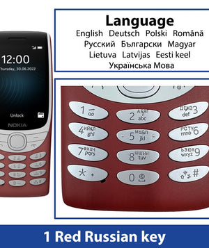 New and Original Nokia 8210 4G Feature Phone 2.8 Inch Display Bluetooth 5.0 1450mAh Dual SIM FM Torch Rugged Push-button Phone