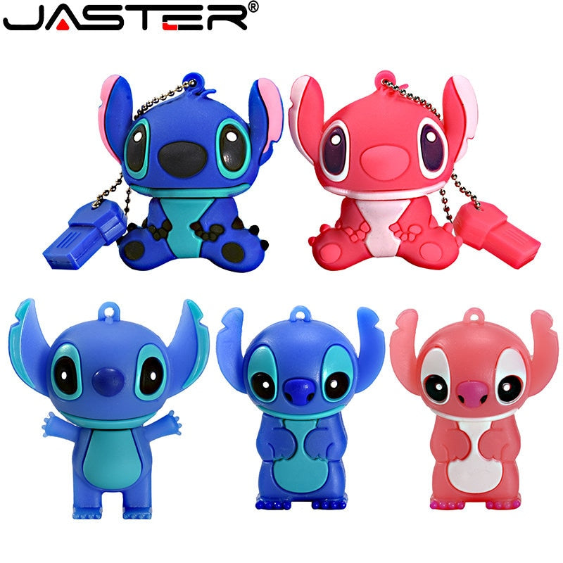 JASTER Cute Mini U Disk 64GB 32GB 16GB 8GB Flash Drives Cartoon USB 2.0 Flash Memory Stick Pen Drive Pendrive External Storage