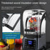 Ice Crusher Machine Slushie Maker Commercial with Soundproof Cover Automatic Wall Breaking Juicer Snow Cone Maker 빙수기 Ghiaccio