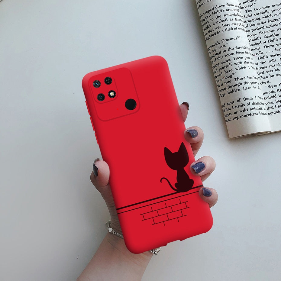 For Redmi 10C Case Redmi 10C Cover Cute Cartoons Painted Soft Silicone Phone Case For Xiaomi Redmi 10C Redmi10C 10 C Case Funda