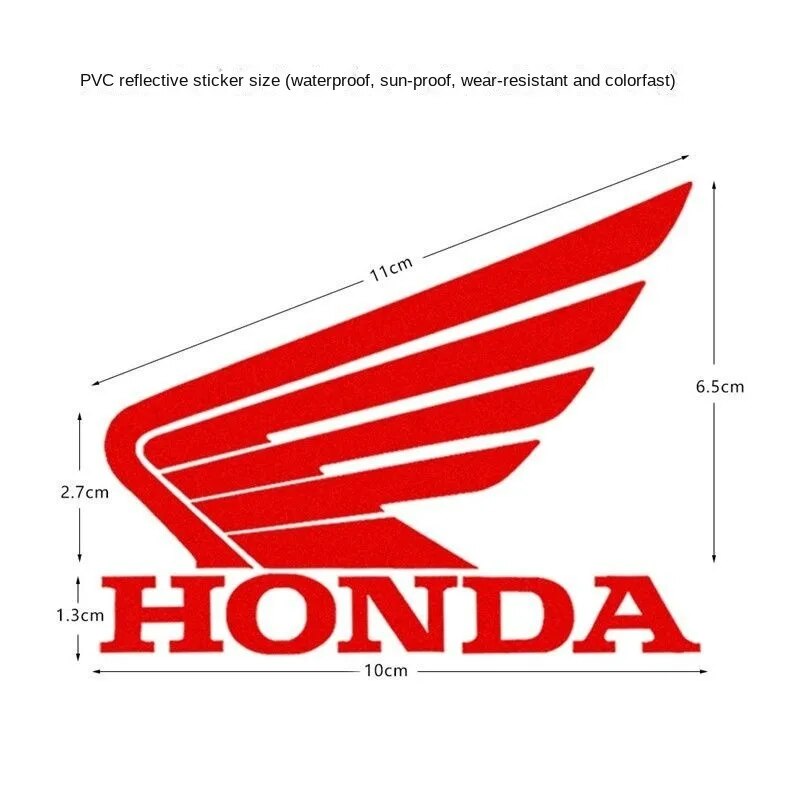 HONDA Honda sticker motorcycle retrofit reflective decal Phantom Ares car sticker Fancy fuel tank wing sticker motorcycle sticke