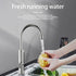 Fudeer Electric Instant Water Heater 220V Kitchen Tankless Faucet 3400W Temperature Adjustment All Stainless Steel Hot &Cold Tap