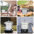 Portable Folding Handle Pressure Cooker 2.2L/3.2L/4.5L Suitable For Outdoor Camping Hiking Climbing High Altitude Fast Cooking