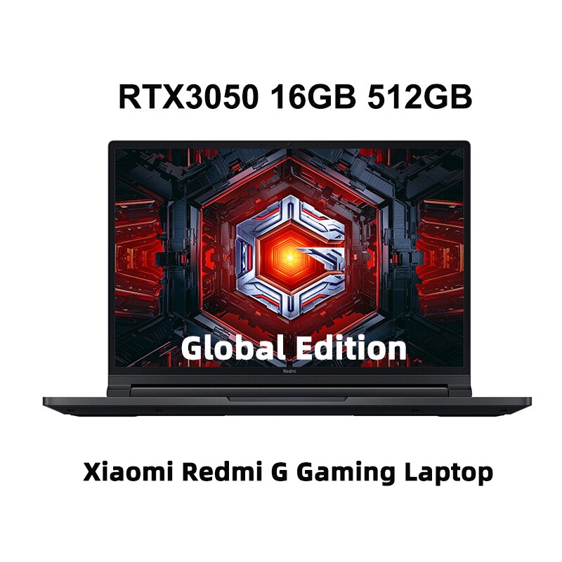 Xiaomi Redmi G Game 16Inch Laptop i5-12450H/i7-12650H RTX3050 16GB DDR5 512GB SSD 2.5K 165Hz Screen Game Notebook PC New