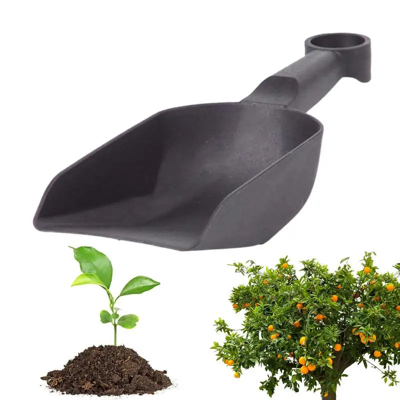 Soil Scoop Thickened Ergonomic Food Scooper Multifunctional Garden Hand Shovel Lightweight Soil Scoop Garden Tool For