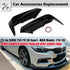 Rhyming For BMW F30 F31 F35 Front Bumper Lip Splitter Spoiler Kit 320i 328i 330i 335i 340i 316d 318d M Sport 12-19  Fog Lamp