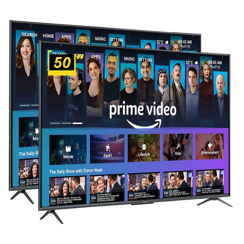 Manufacturer flat screen televisions smart tv 24 32 40 43 50 55 65 85 Inch led tv inteligente de 65 pulgadas android televisores